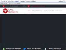 Tablet Screenshot of flatsfortaleza.com